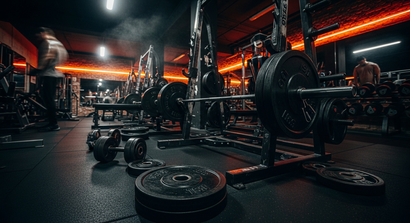 Gritty Gym Background